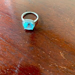 Aquamarine ring